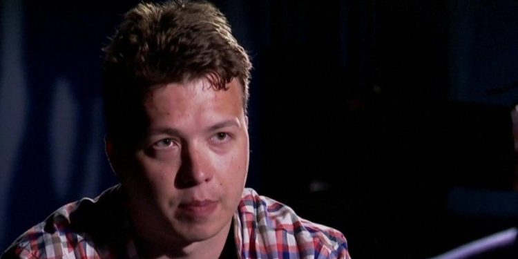Roman Protasevich: Journalist appears on state television