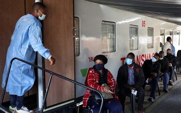 South Africans rush to get COVID jabs to beat the new virus strain